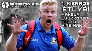 FRISBEEGOLF SM 2020 - 1. kierros avoimen luokan 1. videokortti ETUYSI