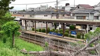 ～阪神武庫川線赤胴車の記録～　東鳴尾で交換風景