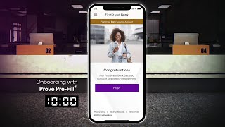 Prove Pre-Fill 10-Second Banking Onboarding