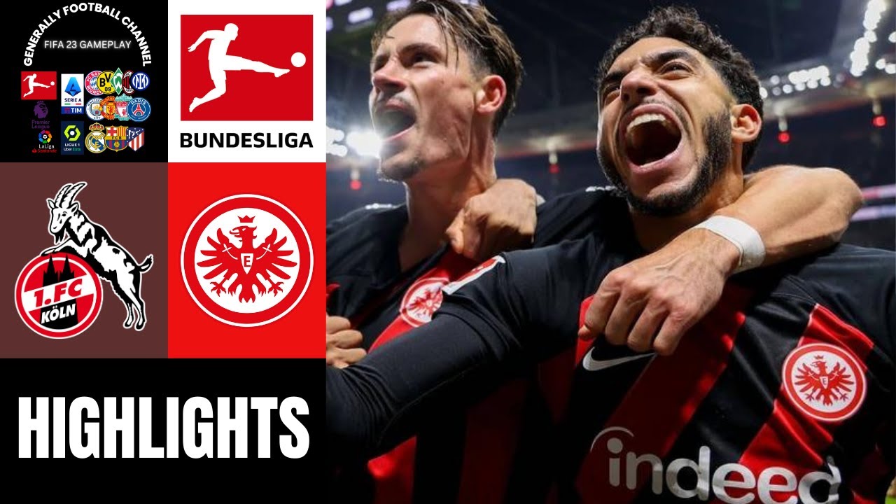 1.FC Köln Vs Eintracht Frankfurt 20.Spieltag Bundesliga Highlights ...