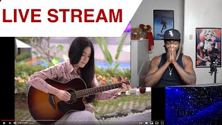 Josephine Alexandra FINERSTYLE GUITAR COVER (Pink Sweat$) At My Worst NON VOCALIST REACTION