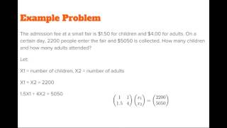 The Numpy Stack in Python - Lecture 11: Word Problem