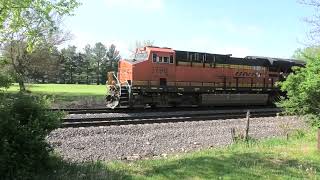 K5HLA! BNSF 5942 West in Wyanet, IL 5/9/23