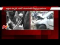 car mishap at benz circle in vijayawada 2 demise and 4 wounded ntv