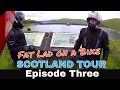 Ep 3 Motorcycle Tour of Scotland GPX map inc Megget & Talla Reservoirs + Peebles Fat Lad on a Bike