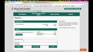2018 10 03 09 51 PeachCourt Criminal eFiling Online Training