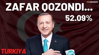 TURKIYA SAYLOVIDA ERDOG'AN G'ALABA QOZONDI...