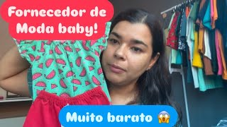 Minha Primeira mercadoria de Moda Baby 👶🏻 chegou. Mostrei tudo! 🎉 #lojainfantilonline