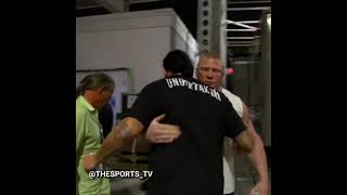 undertaker hug Brock lesnar #friends #shorts