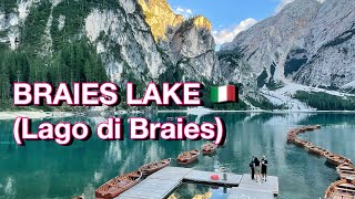 BRAIES LAKE (Lago di Braies) 🏔🇮🇹 4K 60fps 🎞 Walk Tour September 2022