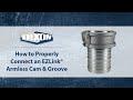 How to Properly Connect an EZlink® Armless Cam & Groove