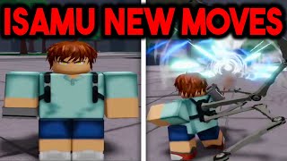 Isamu New Moves Showcase In Roblox The Strongest Battlegrounds