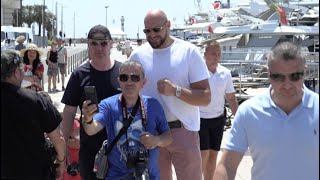 EXCLUSIVE - Boxing champion Tyson Fury enjoying a luxurious holiday in Cannes