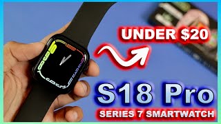 S18 Pro Smartwatch UNBOXING - 1.92” Display in $20 Apple Watch Clone!