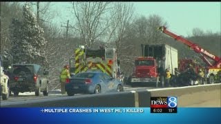 Semis Collide On I 94 One Driver Dies