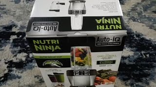 Unboxing: Nutri Ninja Personal Blender with 1000-Watt Auto-iQ Base and 18, 24, 32-Ounce Cups (BL482)