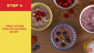 Arla B.O.B Milk | Porridge With Berries Recipe