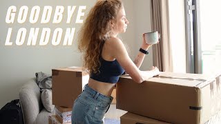 Leaving London | A Bittersweet Moving Out (& Still Kind of Running) Vlog
