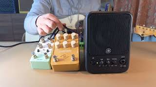 【SRV Sound / TEXAS TONE】YAMAHA パワードモニタースピーカーにEnigmaticとANTIQUE V3を繋いでみた！