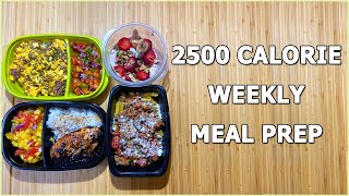 2500 Calorie Meal Plan