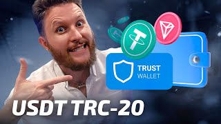 How to Create TRC20 account using Trust Wallet (Send \u0026 Receive USDT)