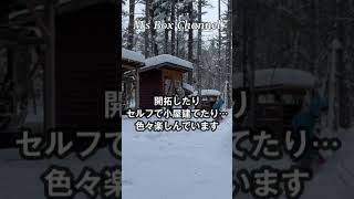 46歳サラリーマン山の土地買って開拓セルフビルド中！　息子とと冬の思い出作り　#山開拓　#セルフビルド　#ショート　#shorts