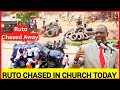 Toka hapa‼️Msaliti! Ruto HECKLED & chased in church today by angry hustlers over Gachagua impeachmet