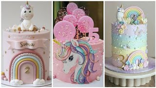 Latest Unicorn Theme Birthday Cakes 2024 || Best Unicorn Cake Designs 2024 || Unicorn Theme Cakes