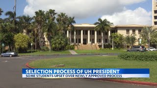 UH Regents' presidential selection process sparks outcry from students