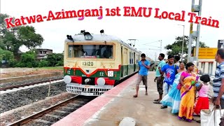 Katwa-Azimganj 1st E.M.U Special Local Train (Inaugural run) Indian Railway