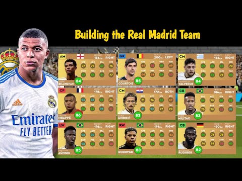 DLS 24 ¡Construyendo el nuevo equipo del Real Madrid! MBappé! Dream League Soccer 2024 Jugabilidad…