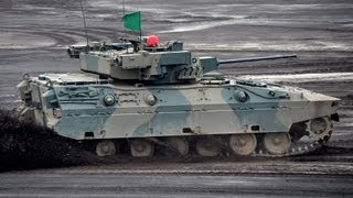 【陸上自衛隊】89式装甲戦闘車 Oerlikon KDE 35mm機関砲 実弾射撃｜Japan's Mitsubishi Type 89 Infantry Fighting Vehicle JGSDF