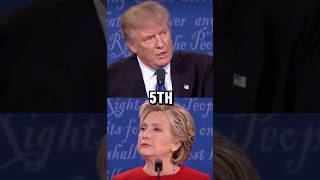 Trump Slams Hillary for Pleading the 5th During the 2016 Presidential Debate