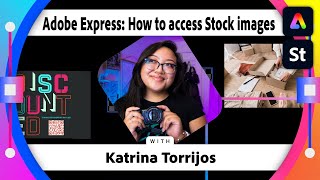 Adobe Express: How to access Stock images