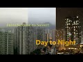 3 mins of relaxation time｜Relax you and soothe your eyes｜A city that turns from day to night