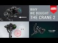 Why We Bought The Zhiyun Crane 2 vs Zhiyun Crane 3 Lab vs DJI Ronin S