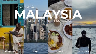 A fun week in Malaysia ✈️💌 | Kuala Lumpur + Langkawi | Travel Vlog