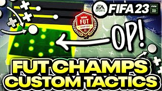 FIFA 23 - The BEST CUSTOM TACTICS For FUT CHAMPS! New META.