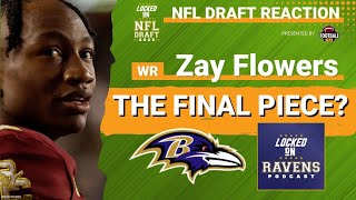 Why Zay Flowers was drafted by the Baltimore Ravens | 2023 NFL Draft Reaction