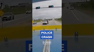 Omaha police cruiser crashes into pickup truck 🚨