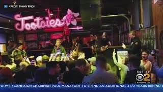 Pink Surprises Fans With Performance At Nashville Bar