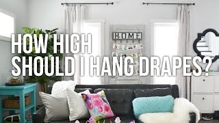 Tip Tuesday: How High Should I Hang Drapes?