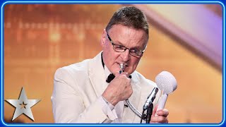 Dennis Frere-Smith plays HOSEPIPE for Simon Cowell and Judges | Auditions | BGT