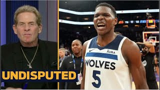 UNDISPUTED | Skip Bayless reacts to Ant-Man scores 43-pts lead Timberwolves beat