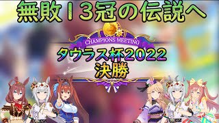 【ウマ娘】無敗13冠の伝説へ！【タウラス杯 決勝】【lightwill \u0026 Seu】