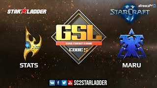 2018 GSL Season 1, Финал: Stats (P) vs Maru (T)