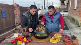 A delicious recipe for cooking beef stomach fried in a pan