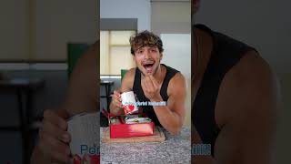 Pt.1 Cooking with our Red Pasta Kit! Link in the description 😎 #fabioandben #pasta #pastakit #shorts