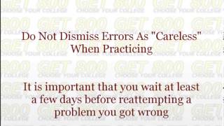 Stop Making Careless Errors In SAT Math