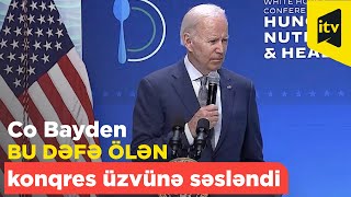 Co Bayden bu dəfə ölən konqres üzvünə səsləndi